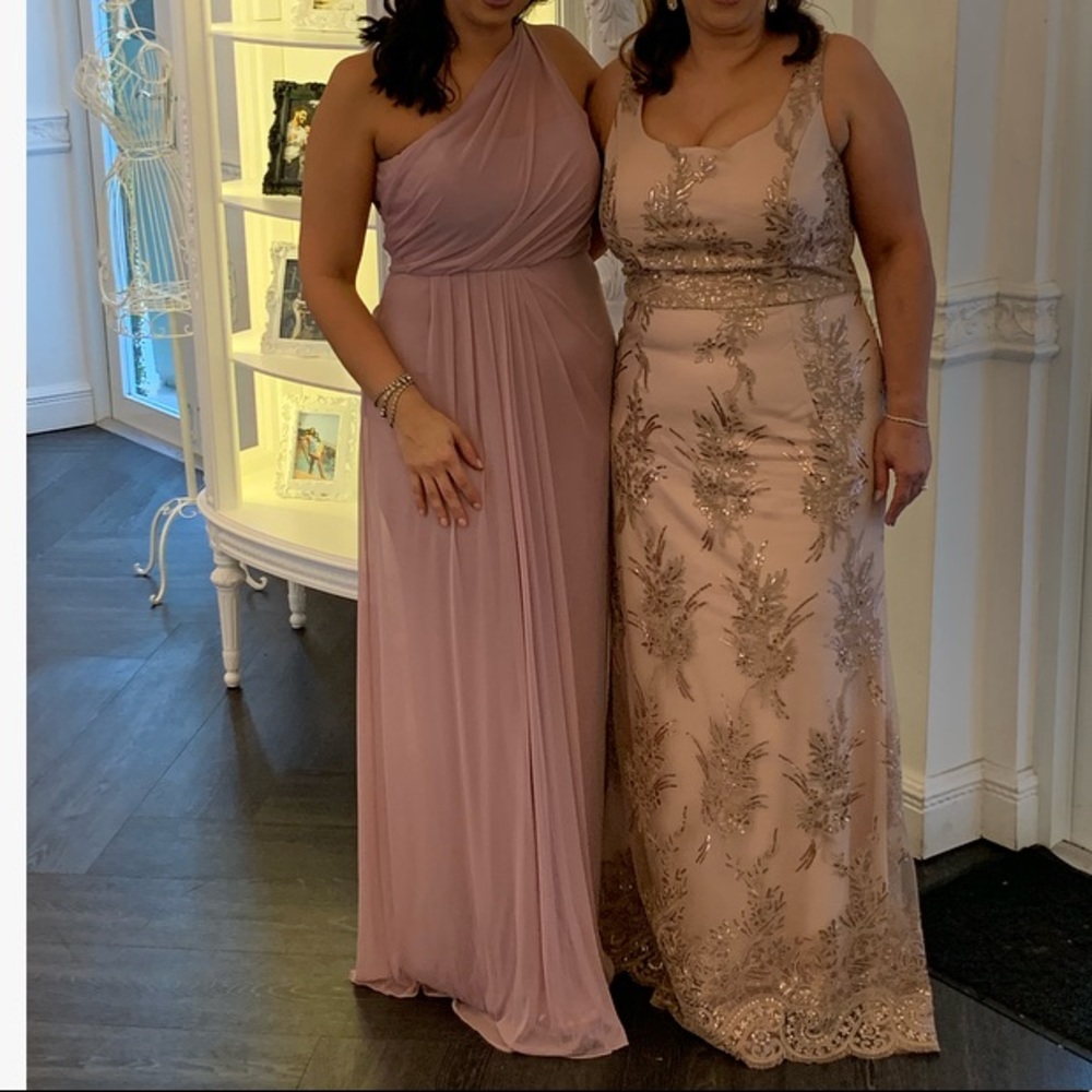 David’s Bridal One Shoulder Formal Dress - Picture 3 of 4